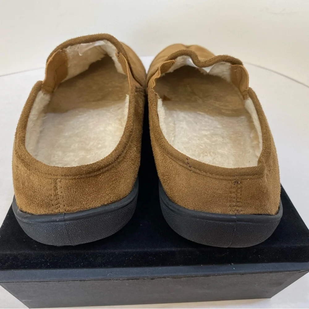 Northside Tan Faux Suede Fur Lined Clog Slippers Men’s Size 8